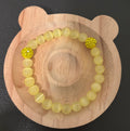 Yellow cat eye bracelet