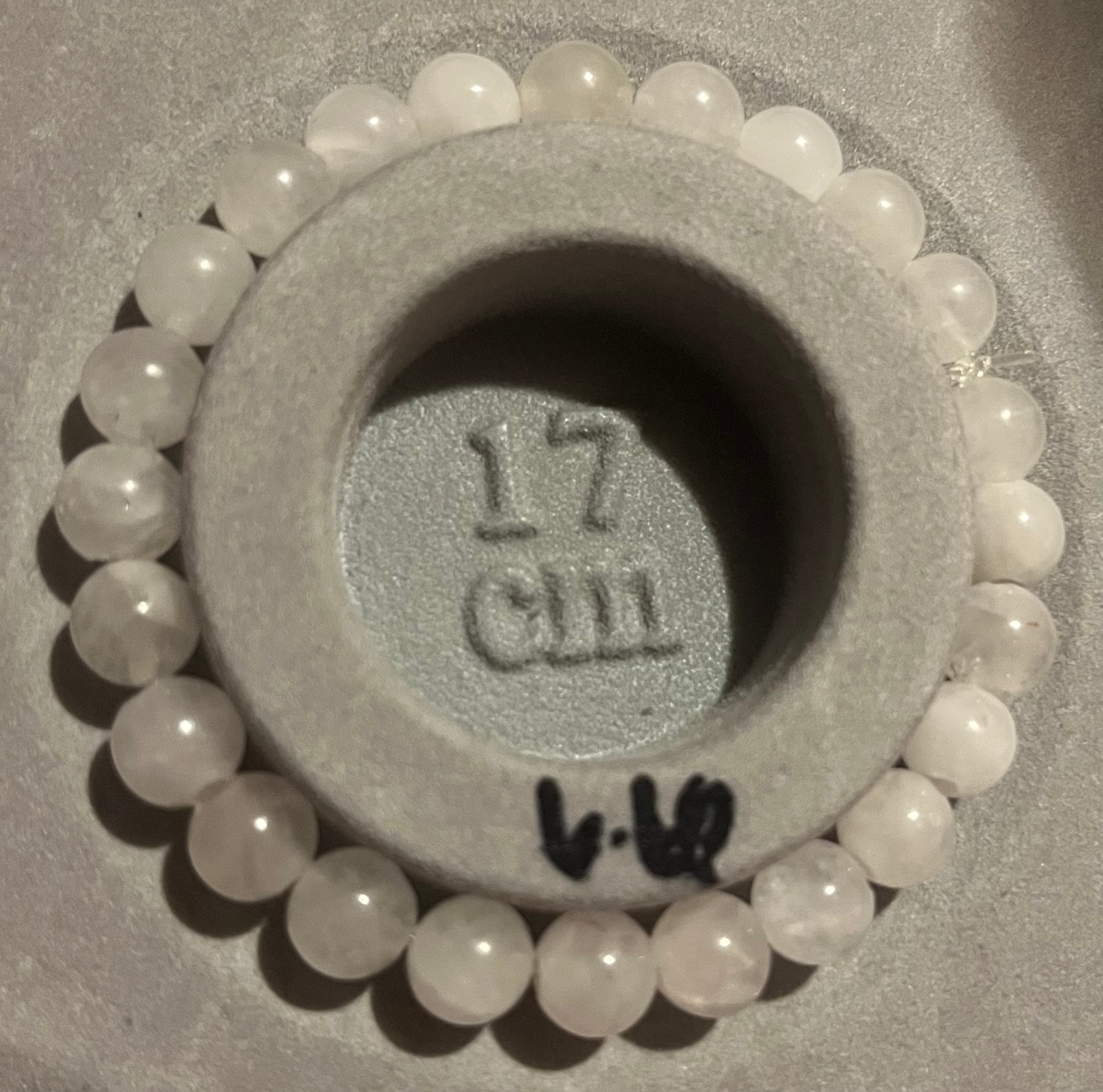 Light white bracelet