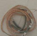 Waist bead with glow in the dark hearts