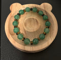Growth bracelet with green adventuring and tiger eye