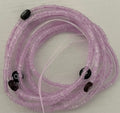 Purple evil eye  50 inch tie on waist bead