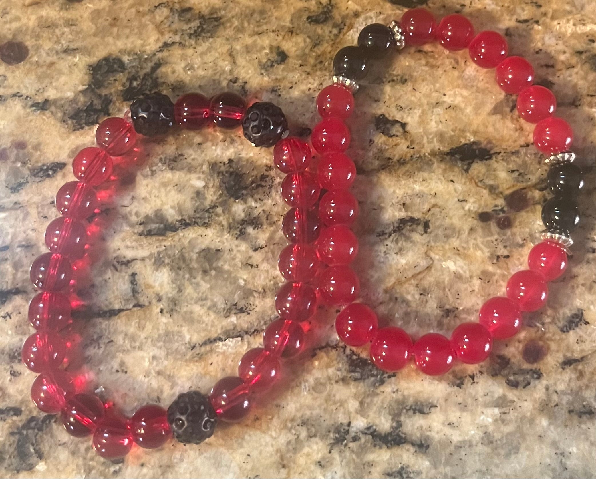 Red with a little bit of black