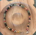Multicolor anklet 8inches take off put back on