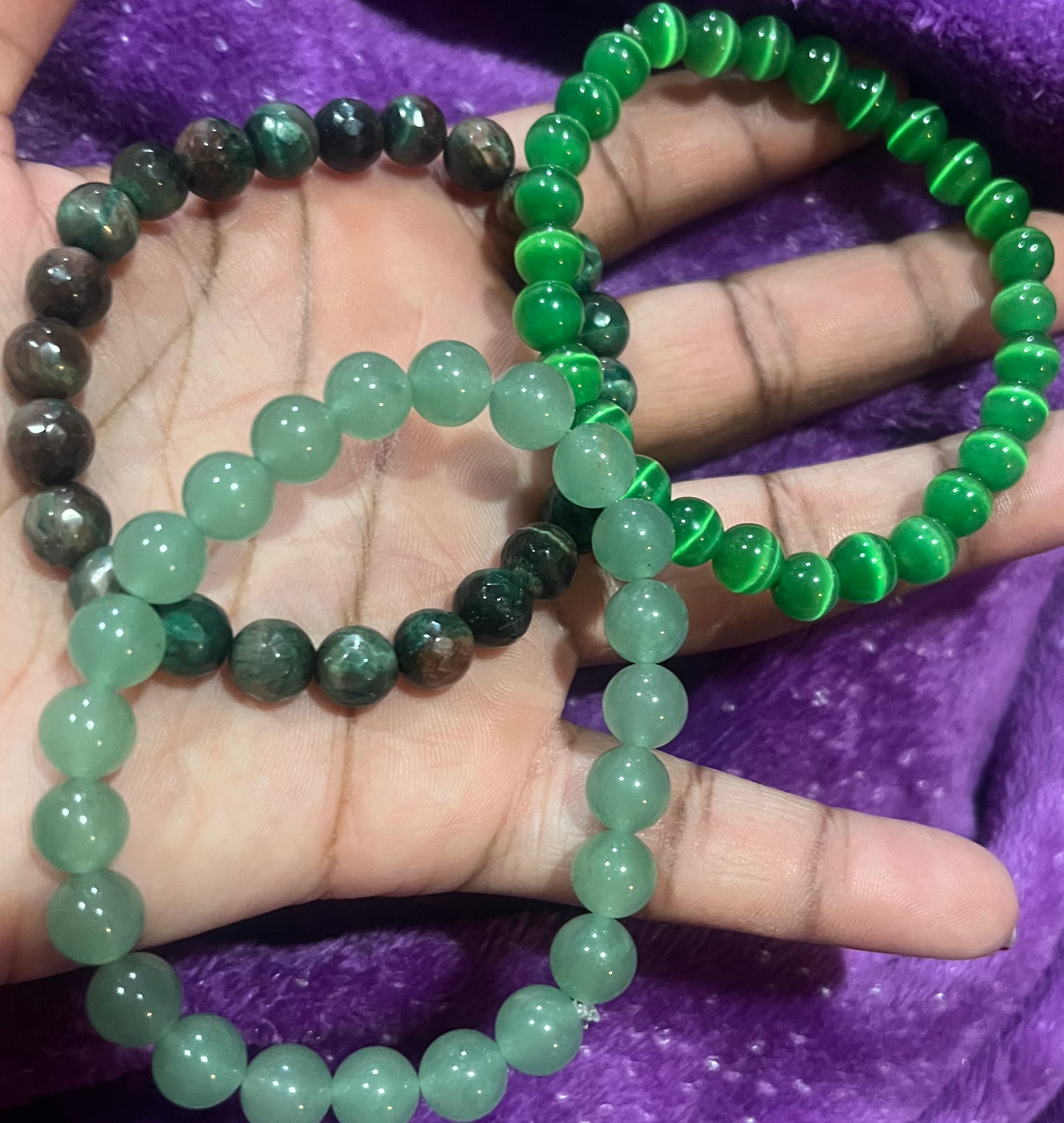 Green bracelet set 3 for 1 price