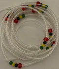 Black history 50 inch waist bead