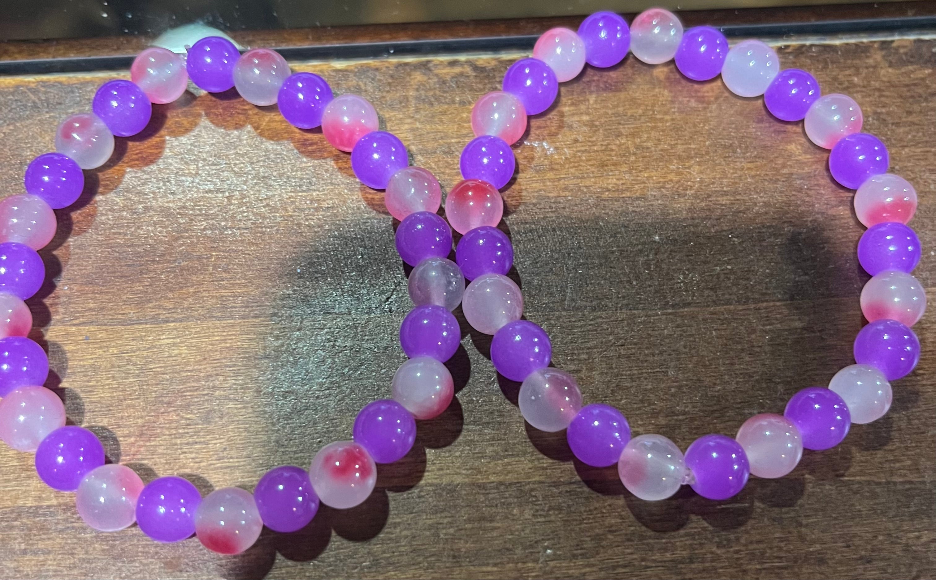 Purple and pink bracelet