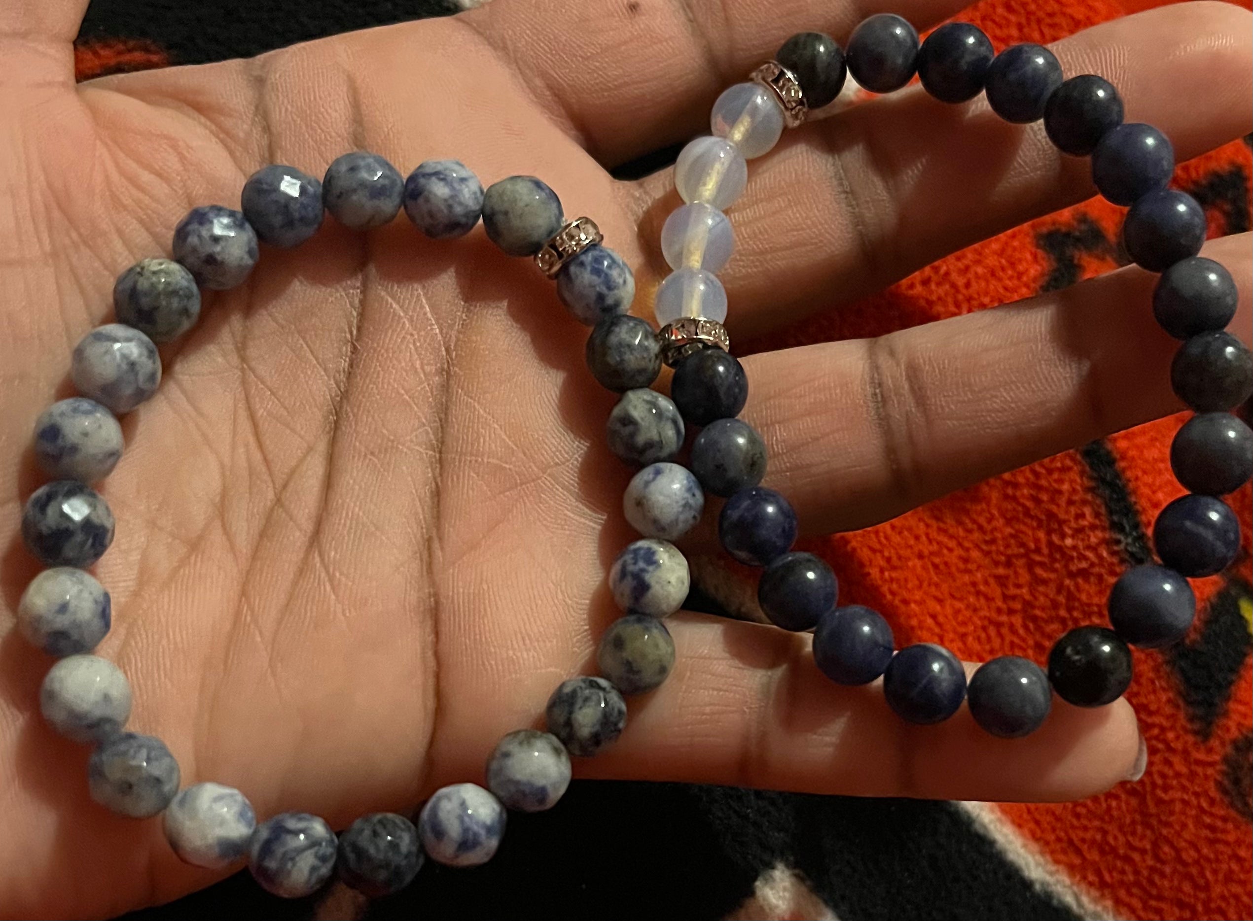 opalite and sodalite bracelet set 2 for 1 price
