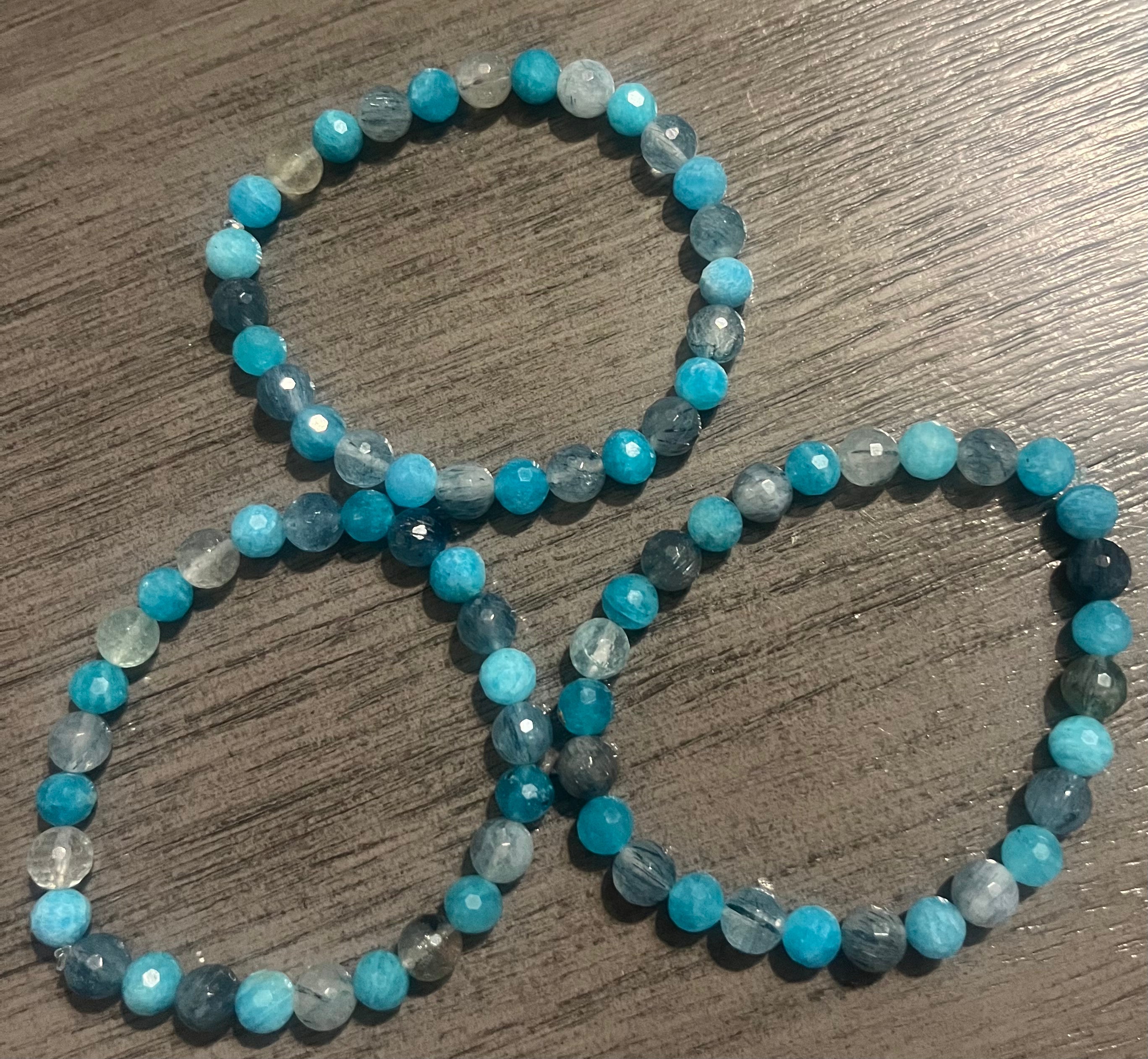 Blue stone bracelet