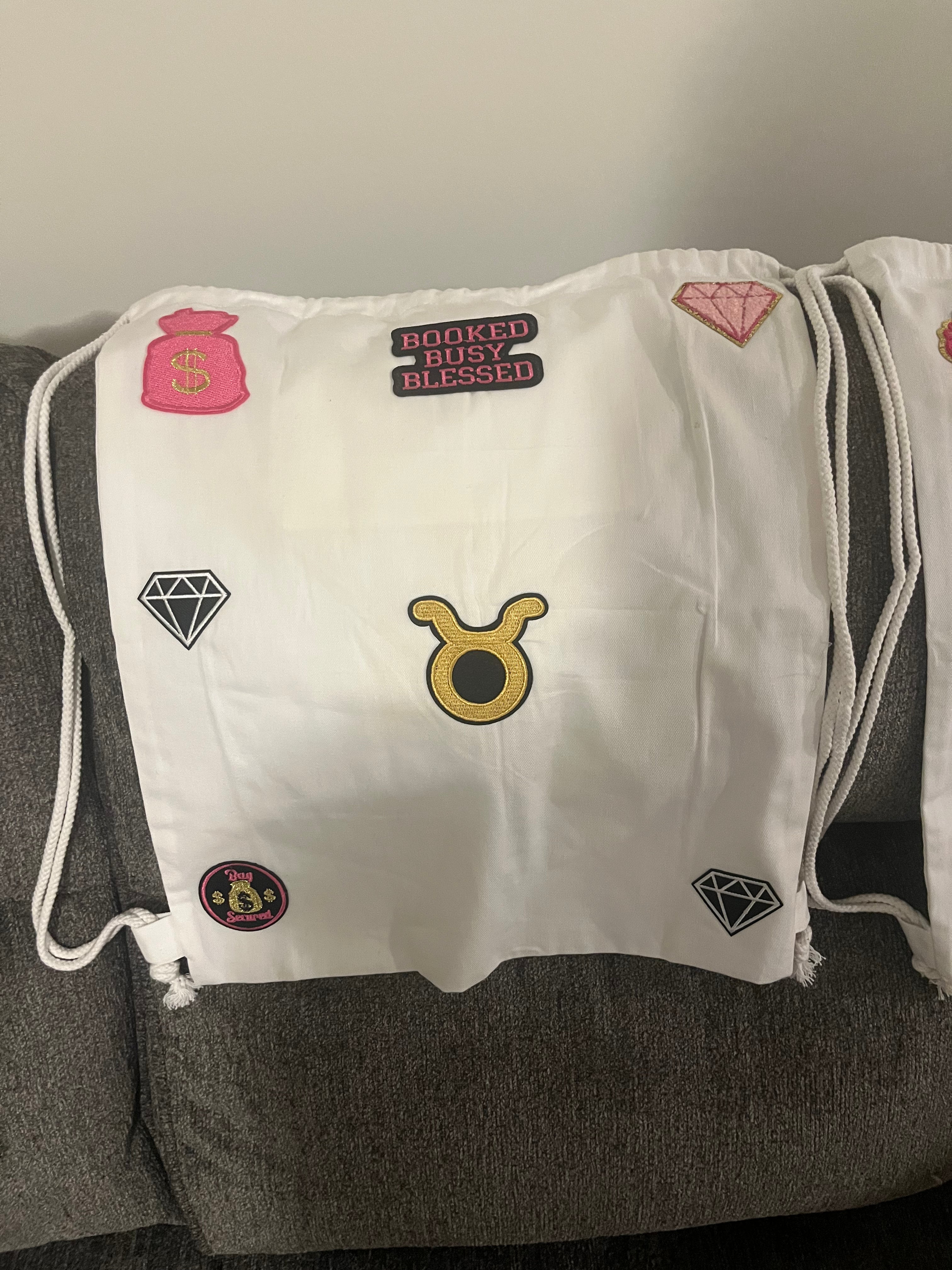 TAURUS zodiac sign string backpack