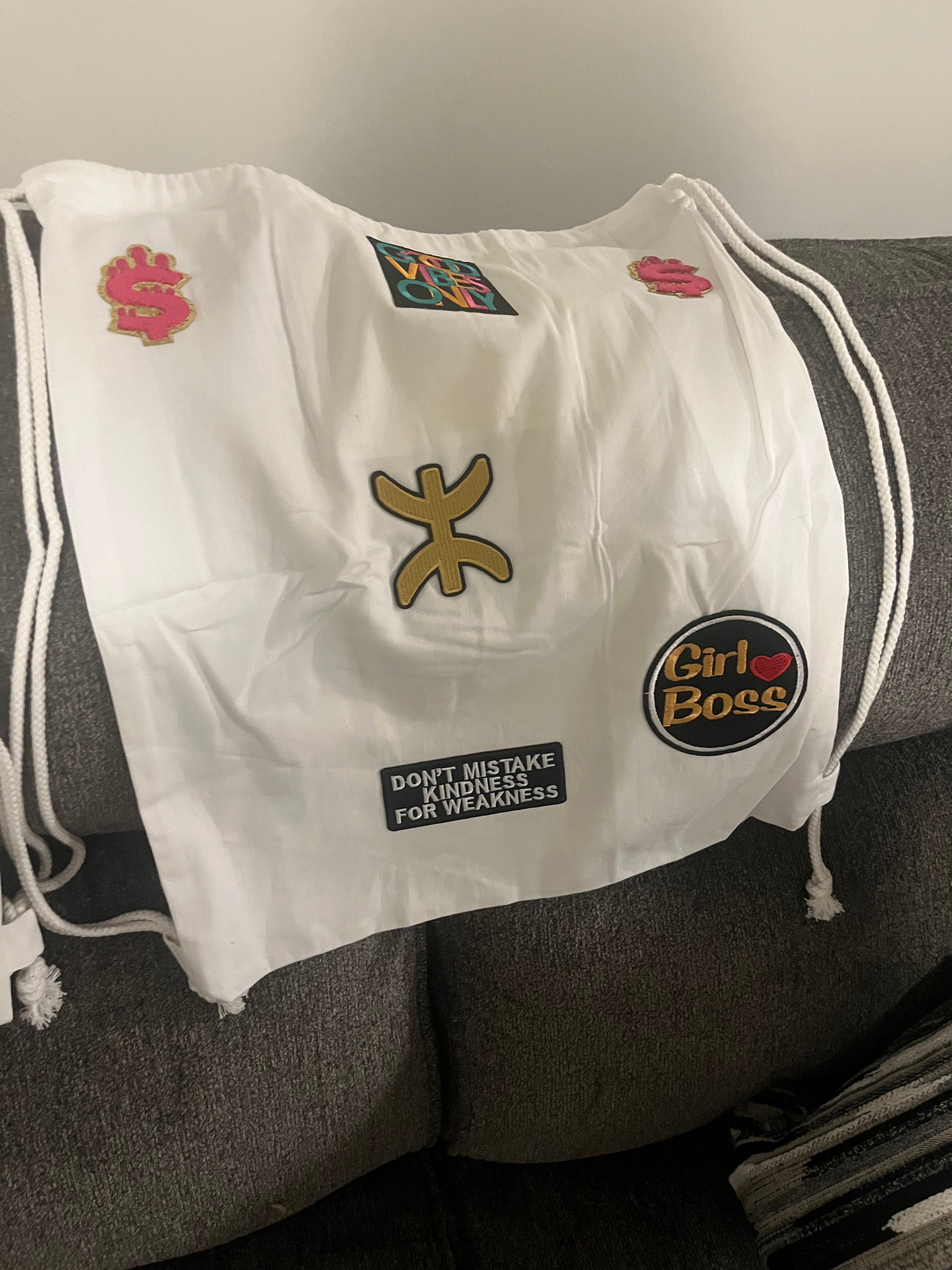 Pisces zodiac sign string backpack