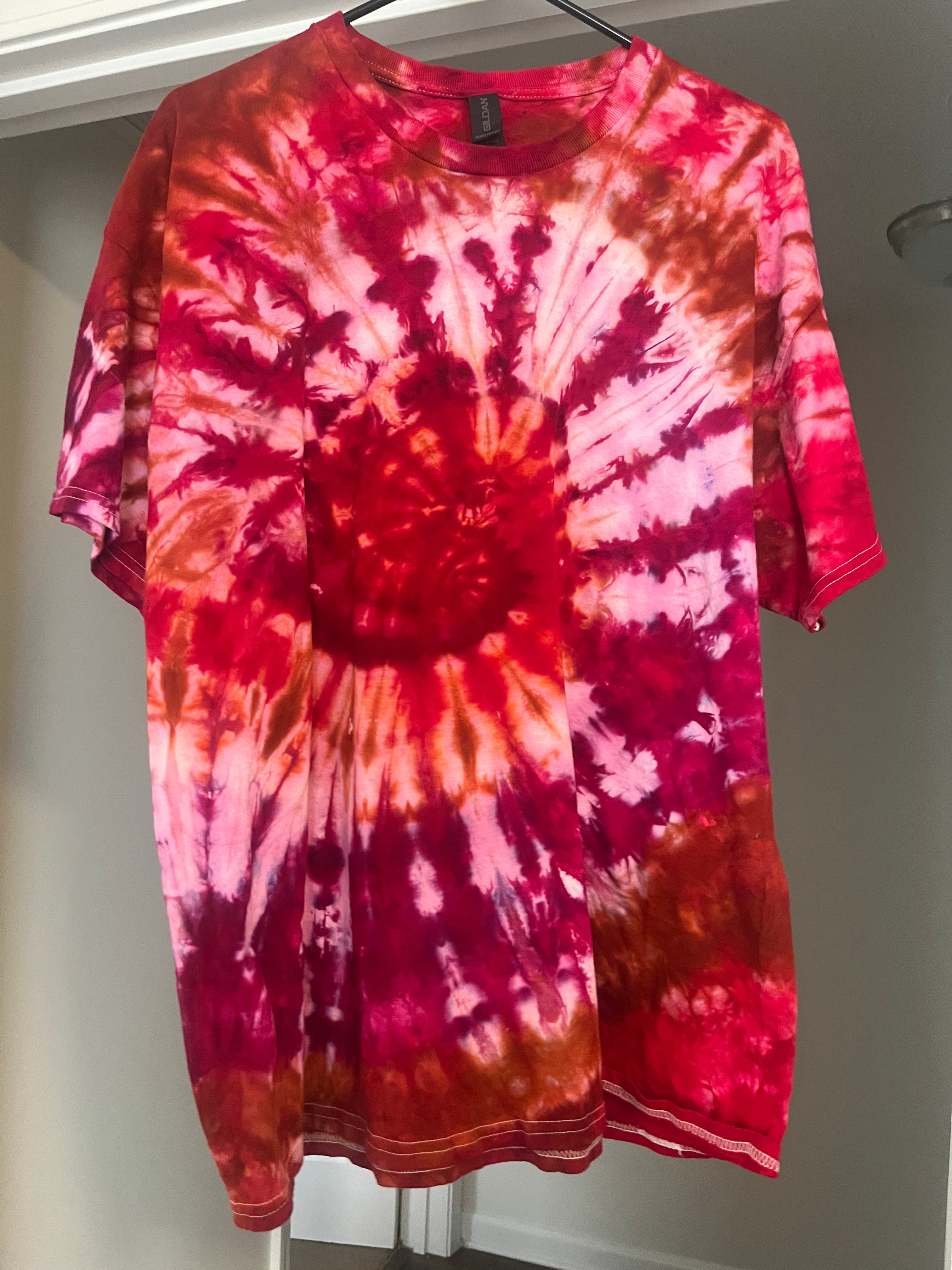 Adult extra large handmade tie-dye shirt