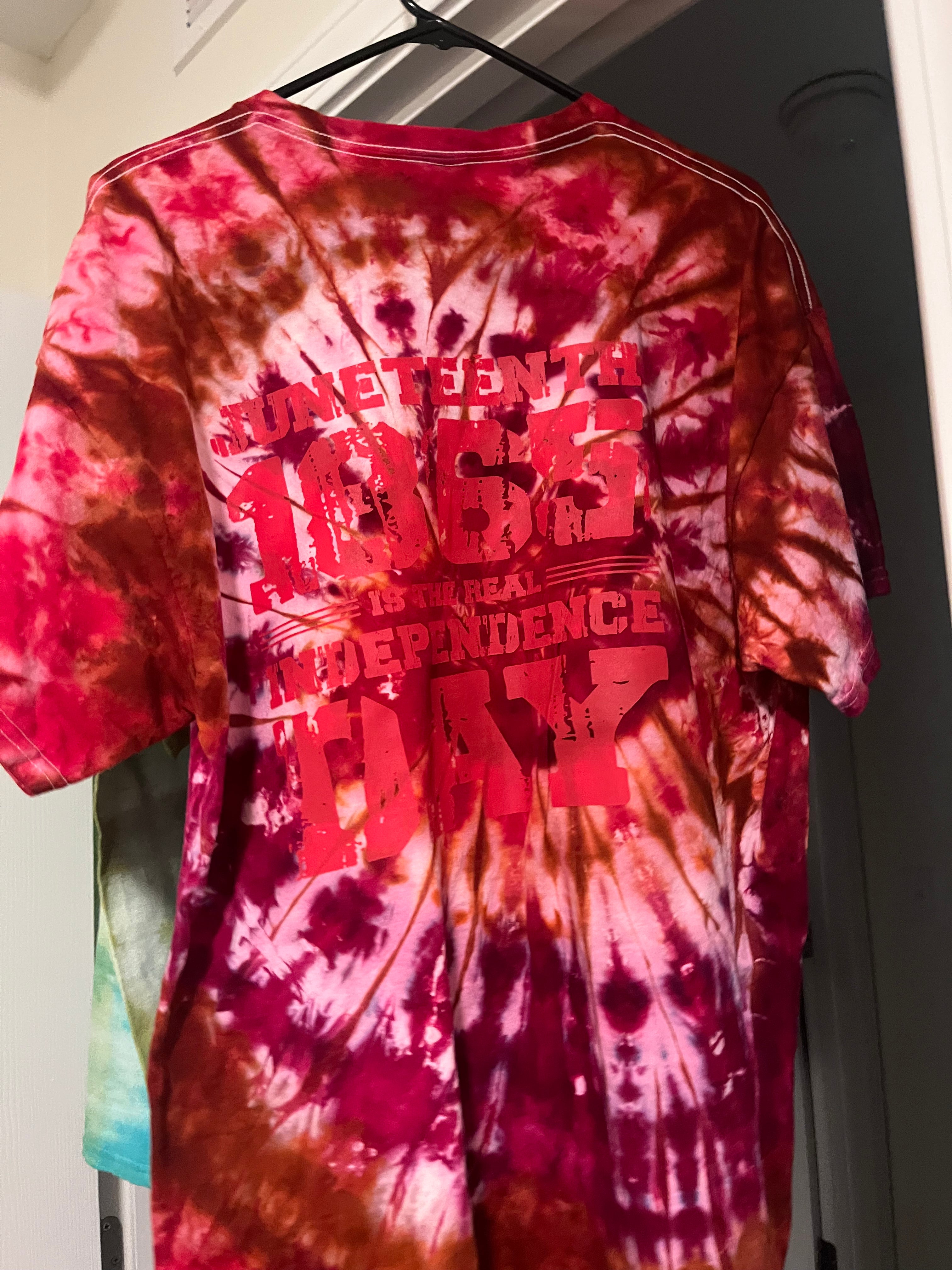 Adult extra large handmade tie-dye shirt