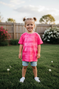 Kid small tie-dye shirt