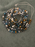 Waist bead 50 inches long tie in
