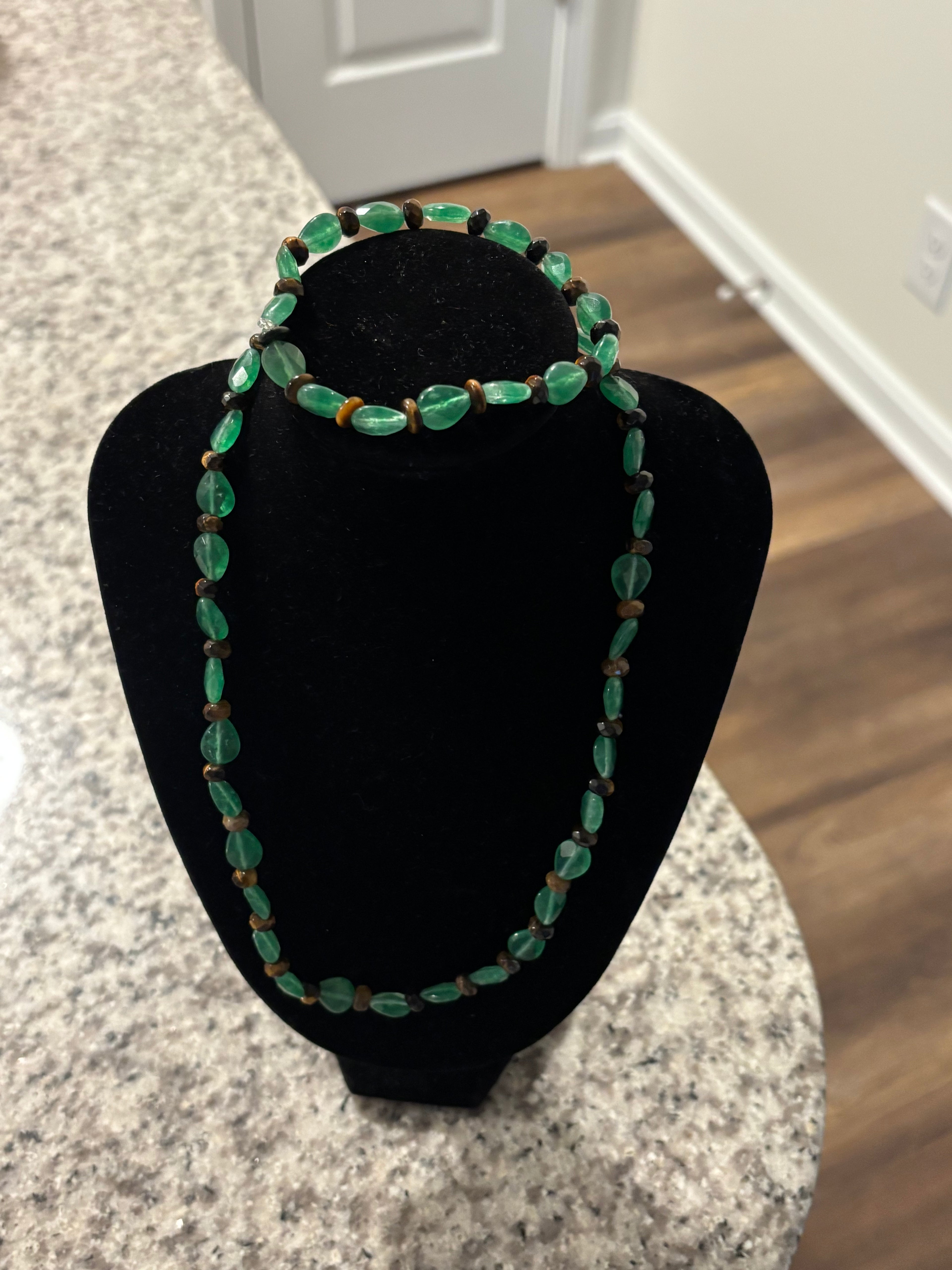 Wealth bracelet and necklace set